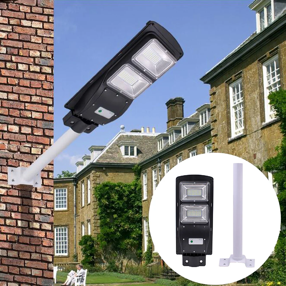 LED Solar Powered Street Light PIR Motion Sensor Wall Lamp Outdoor solar light IP67 Waterproof for Park Garden Courtyard Walkway | Лампы и
