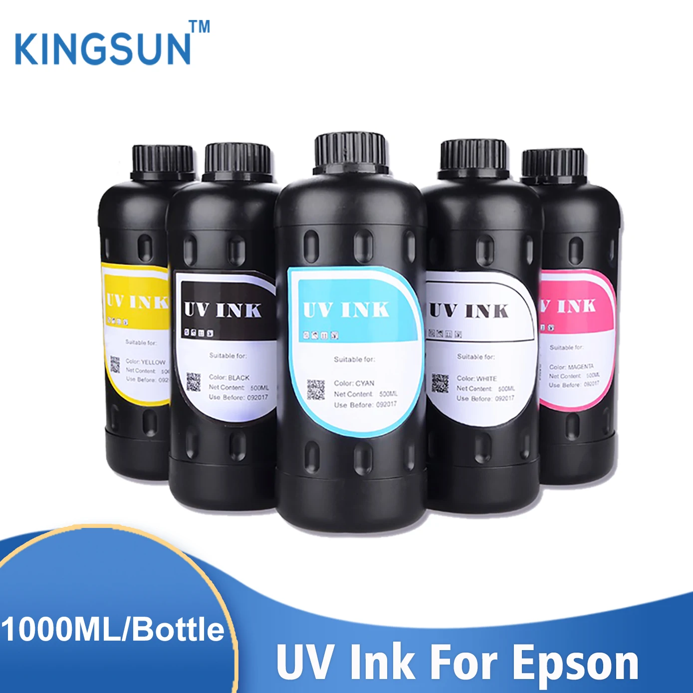 

1000ML/Bottle UV LED Ink For Epson L800 L805 L1800 R290 R330 1390 1400 4800 4880 7800 7880 TX800 XP600 XP300 Inkjet UV Printer