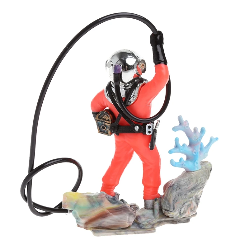 

Fish Tank Use Sea Treasure Diver Action Aquarium Ornament Realistic Design K3NA