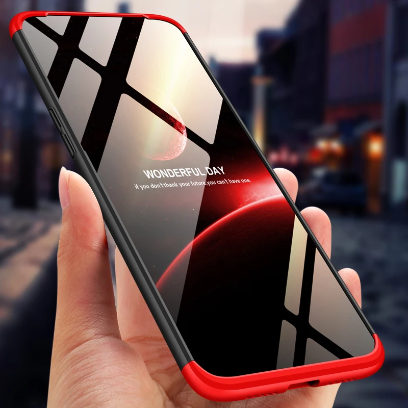 Для Oneplus 7 Чехол 3 в 1 360 полная защита ударопрочный матовый чехол для One plus + Oneplus7 Pro