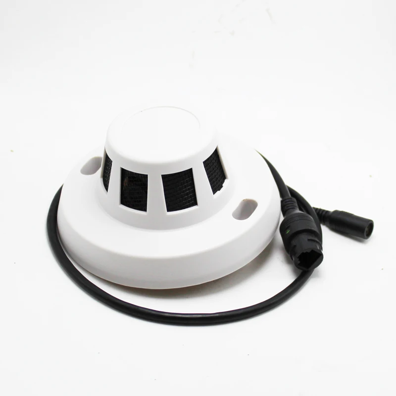 POE H.265/H.264 2MP 3MP 4MP 5MP HD детектор дыма с инфракрасным ночным видением для помещений DC