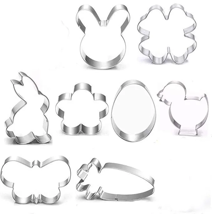 Пасхальное печенье резак набор крестообразных форм из нержавеющей стали