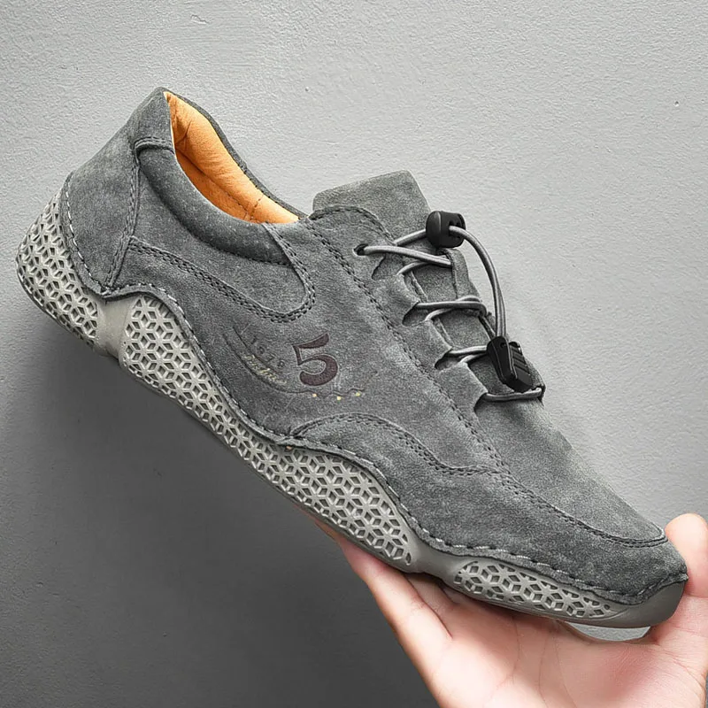 

Man Leather Shoes Fashion Suede Leather Casual Shoe Male Sneakers clax Men's Walking Footwear Fashion Sneakers