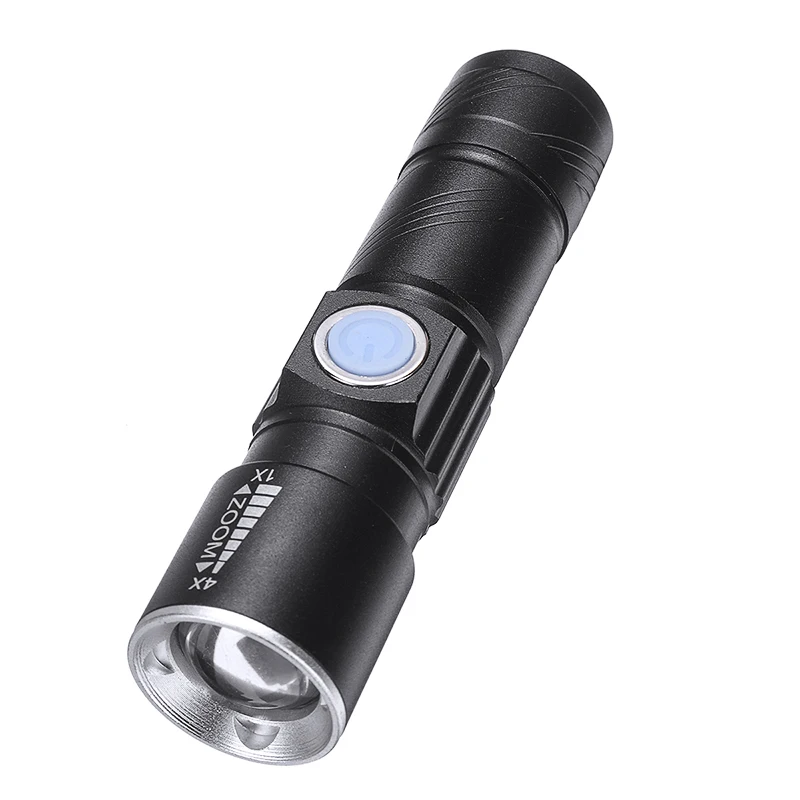 Мини Портативный светодиодный фонарик USB Перезаряжаемые Кемпинг Пеший Туризм