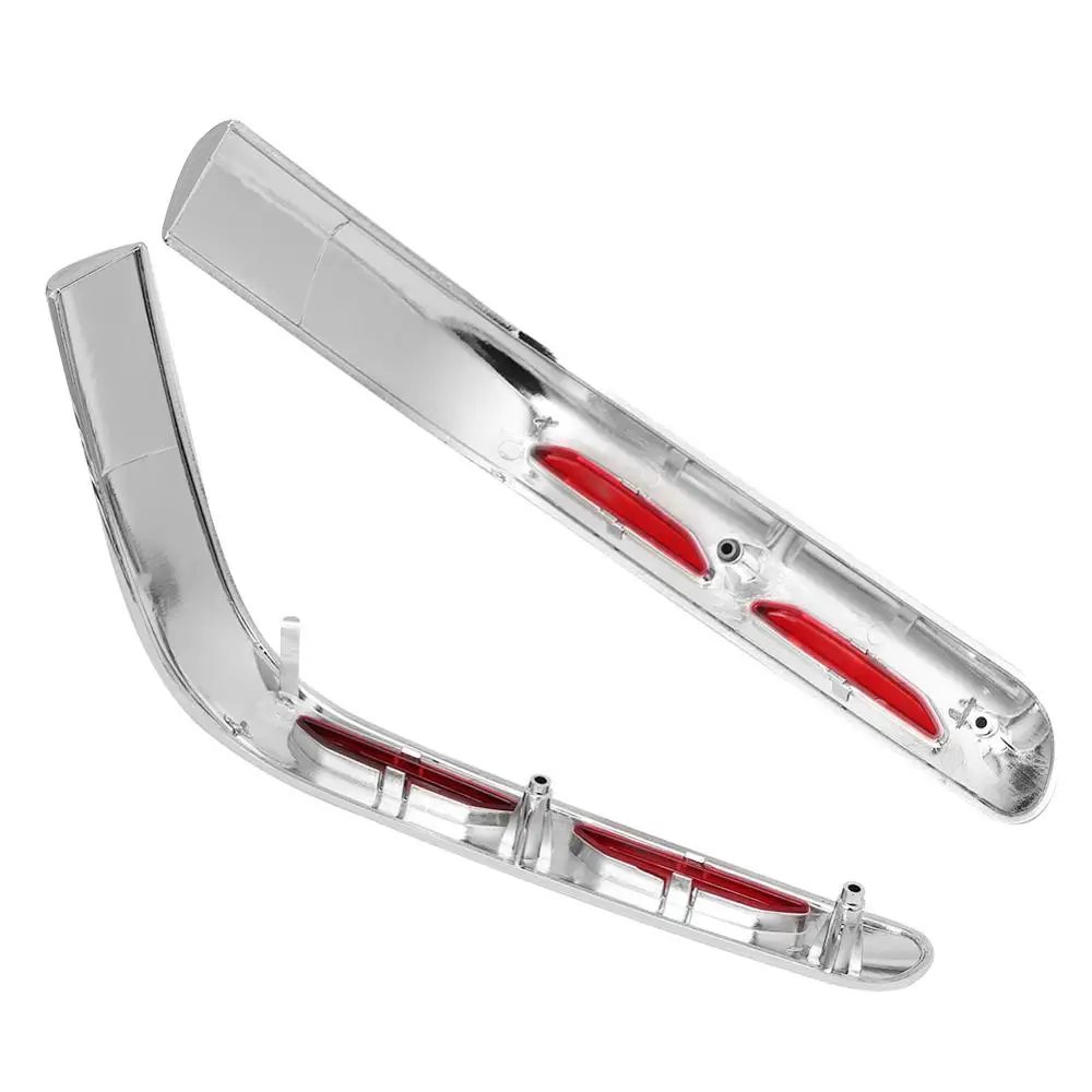 4 шт. обтекатель багажника мотоцикла планки седельная сумка задний ящик красные