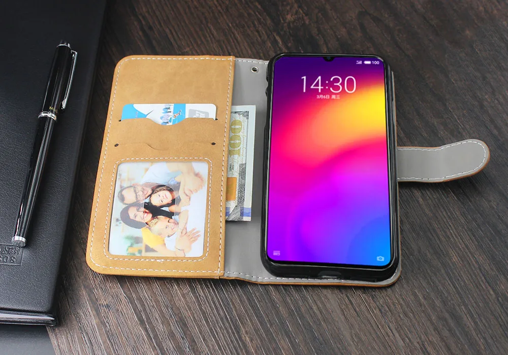 Роскошные Винтаж чехол для Meizu Note 8 чехол Флип кожаный силиконовый чехол-бумажник чехол для Meizu Note 8 принципиально ТПУ с держатель для карт