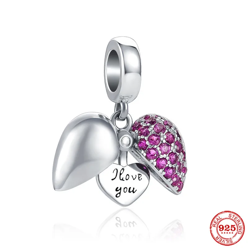 Серебряная подвеска из бусин муранское Мурано мама Нан сердце сестра Подходит