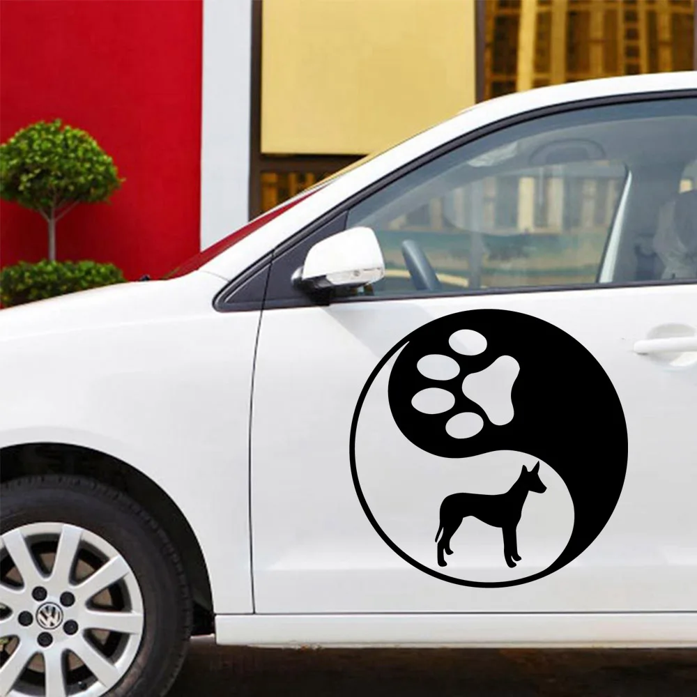 

Beauty Yin And Yang Animals Car Stickers Vinyl Car Sticker 3D Car Styling
