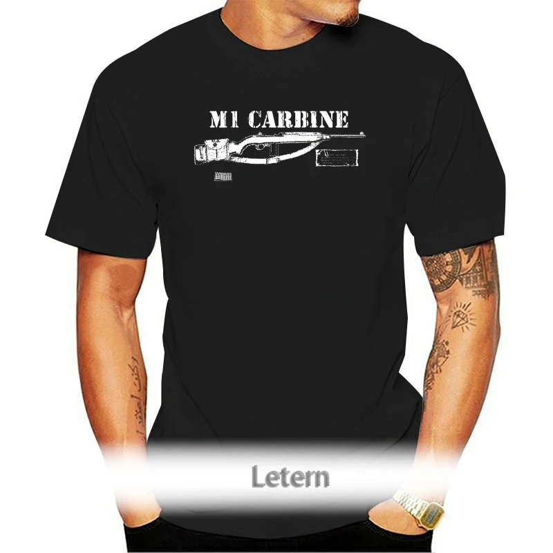 

Wwii M1 Carbine T Shirt Handmade Cotton Sling Magazine Sight Inland Rockola 2021 Newest Letter Print Cartoon Crazy T Shirts