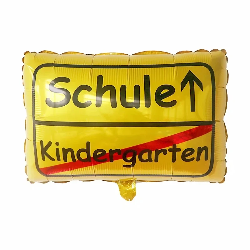 

2pcs welcome back home Kindergarten Foil Helium Balloons Baby Shower Children Kindergarten School Decorations Globos Kids Toys