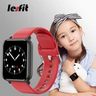 Детские Смарт-часы Lesfit для мальчиков и девочек, водонепроницаемые цифровые спортивные электронные часы для фитнеса на базе Android