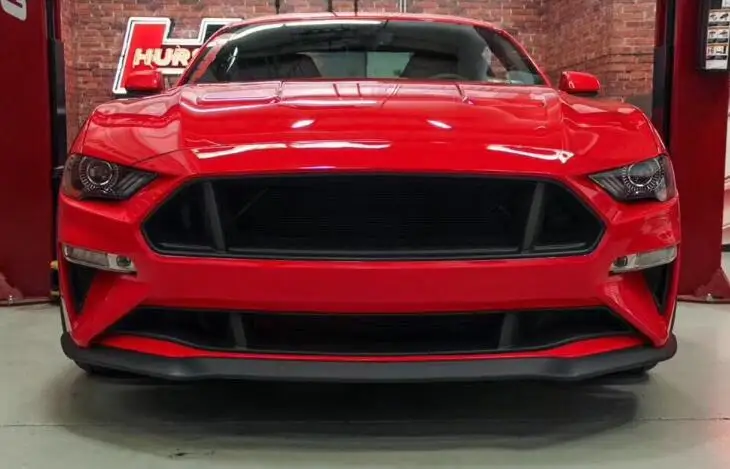 ABS праймер/углеродное волокно выше и ниже переднего бампера гоночная сетчатая