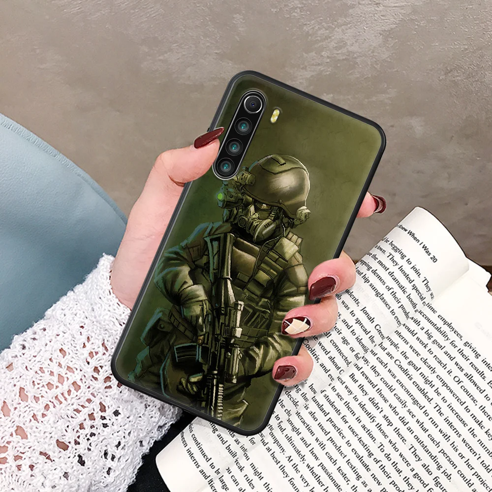 

Game Metro 2033 Phone Case For Xiaomi Redmi Note 7 8 8T 9 9S 4X 7 7A 9A K30 Pro Ultra black Coque Soft Etui Luxury Back Painting