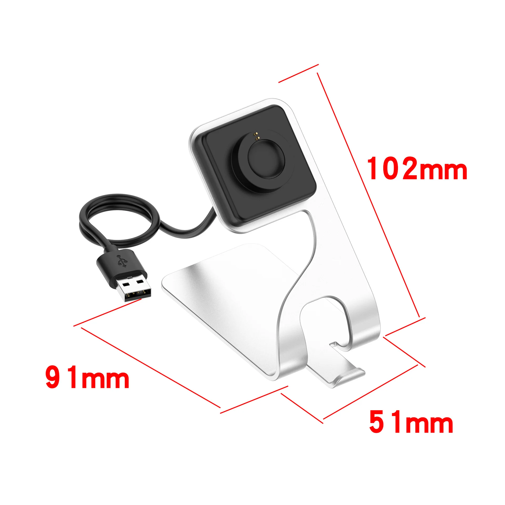 Зарядное устройство из алюминиевого сплава подставка для часов Fossil Gen 5 4 зарядный