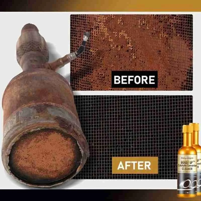 

120ml Instant Car Cleaner Catalytic Converter Easy To Clean Engine Accelerators Detergent Reduce Fuel Consumption and Odor