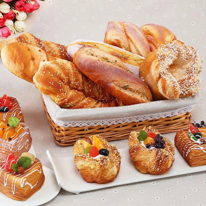 Искусственная еда имитация мягкого хлеба фруктов мягкий хлеб искусственный торт