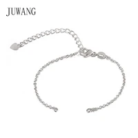 juwang 11 kinds handmade diy adjustable copper bracelet chains connectors accessories metal for women bracelets making supplies
