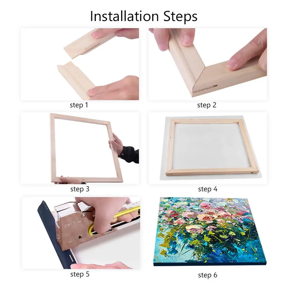 DIY картина маслом холст растягивающая рама стержень 30x40 см (12x16 дюймов) фоторамка