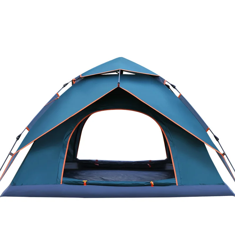 Палатка для кемпинга на 3-4 человек автоматическая водонепроницаемая и
