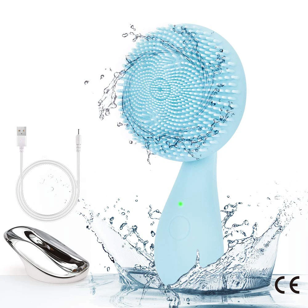 

CE Certificatio Skin Deep Washing Massage Silicone Face Cleaner Electric Multi-functional Brush Facial Cleansing Instrument