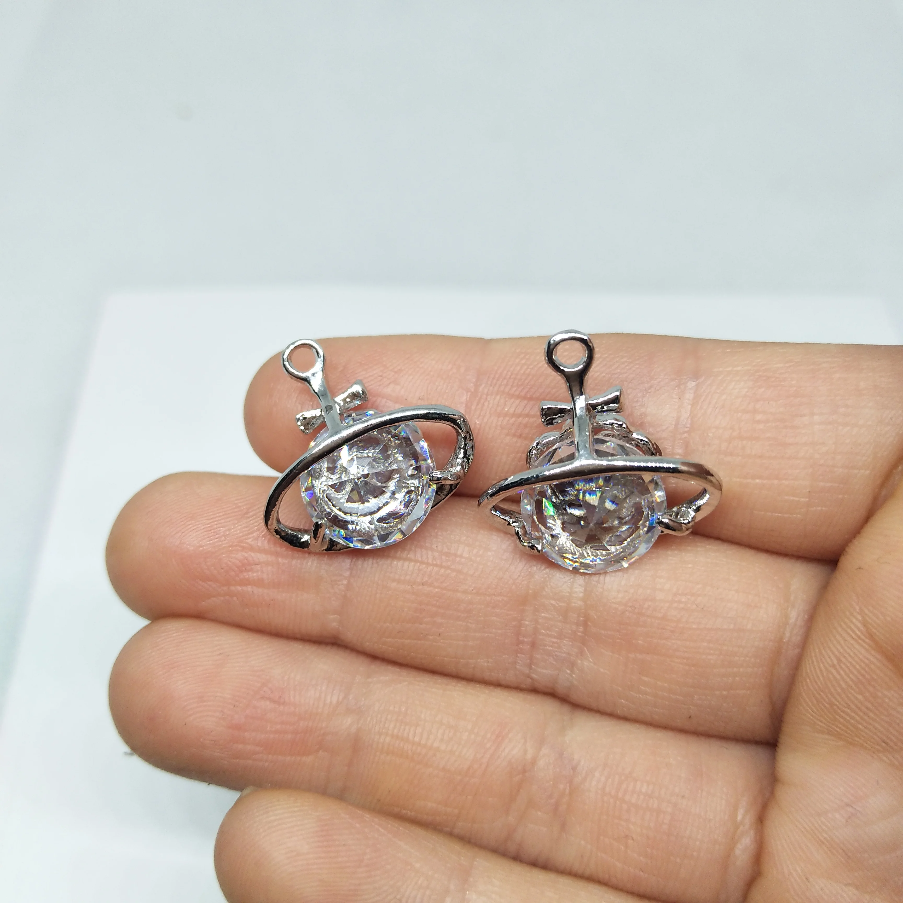 Кулон из циркониевого сплава 17 мм * 7 2 серьги браслет аксессуары для брелоков