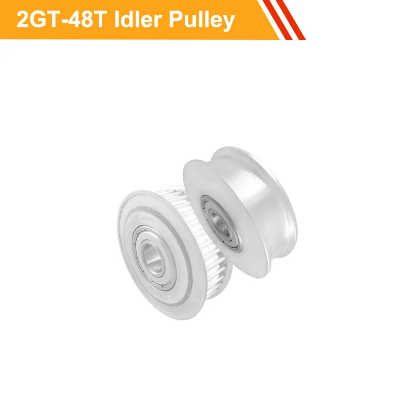 2GT 48T направляющий шкив с/без зубцов зубчатый ремень ГРМ 7 мм/11 мм Ширина ремня