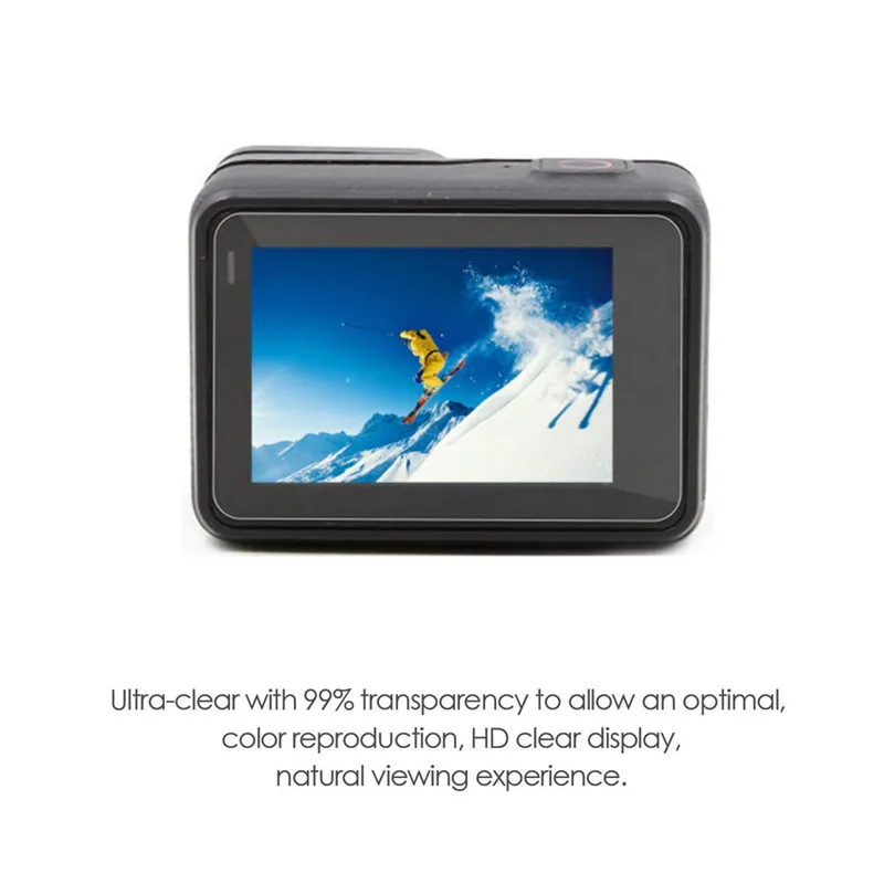 Защитное покрытие из закаленного стекла чехол для GoPro Hero5 черный объектив ЖК