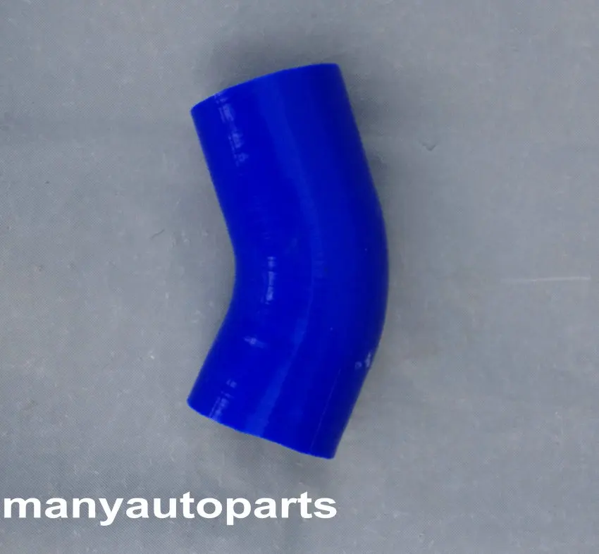 Черный силиконовый соединитель изгиб под углом 45 градусов коленчатый шланг