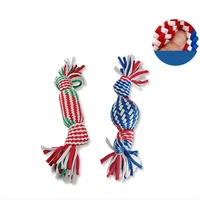 simulative sugar teeth bite resistant toys pet dog chew toys for dog teeth cleaning puppy cotton rope
