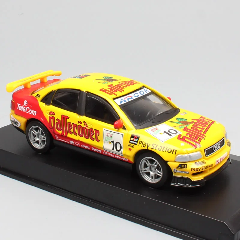1/43 весы высокоскоростные маленькие Audi A4 STW ADAC No#45 Biela No#10 touring Diecasts& Toy Vehicles гоночный автомобиль игрушки модель акриловая коробка