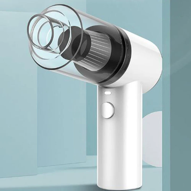 Портативный мини автомобильный пылесос беспроводной влажный сухой ручной