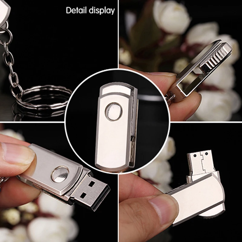 Металлический Флешка брелок для ключей Usb флэш накопитель 4 ГБ 8 16 32 64