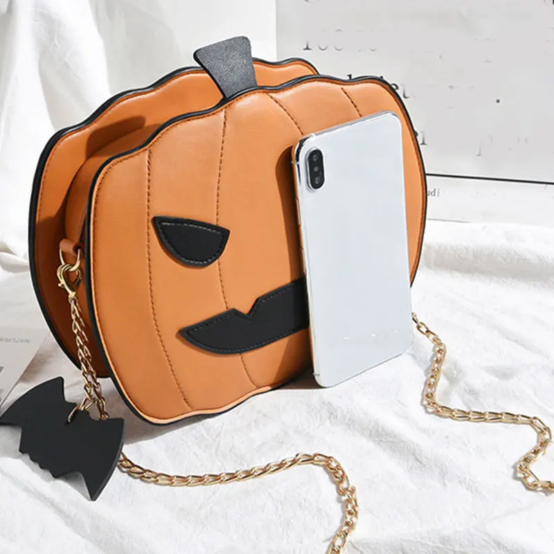 Фото Girls Shoulder Bag Fun Cute Halloween Messenger Bags Pumpkin Shaped Demon Women Casual Purse Handbag Sling Crossbody Girls Shoulder Bag Fun Cute Halloween Messenger Bags Pumpkin Shaped Demon Women Casual Purse Handbag Sling Crossbody