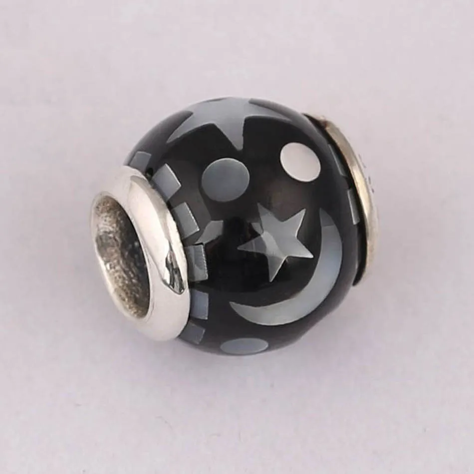 Аутентичные S925 DIY Ювелирные изделия небесная мозаика Шарм подходит для леди