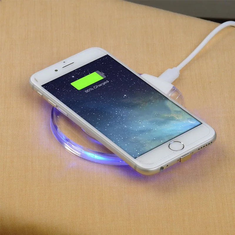 QI Wireless Charger Charge Pad With Wirelss Reciever For Iphone 5s se 6s 7 plus Qi Adapter Receiver | Мобильные телефоны и