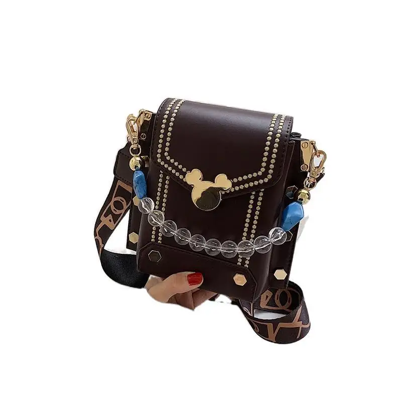 

Women's bag 2021 new fresh sweet fashion foreign style shoulder messenger bag net red small square bag on behalf of hair