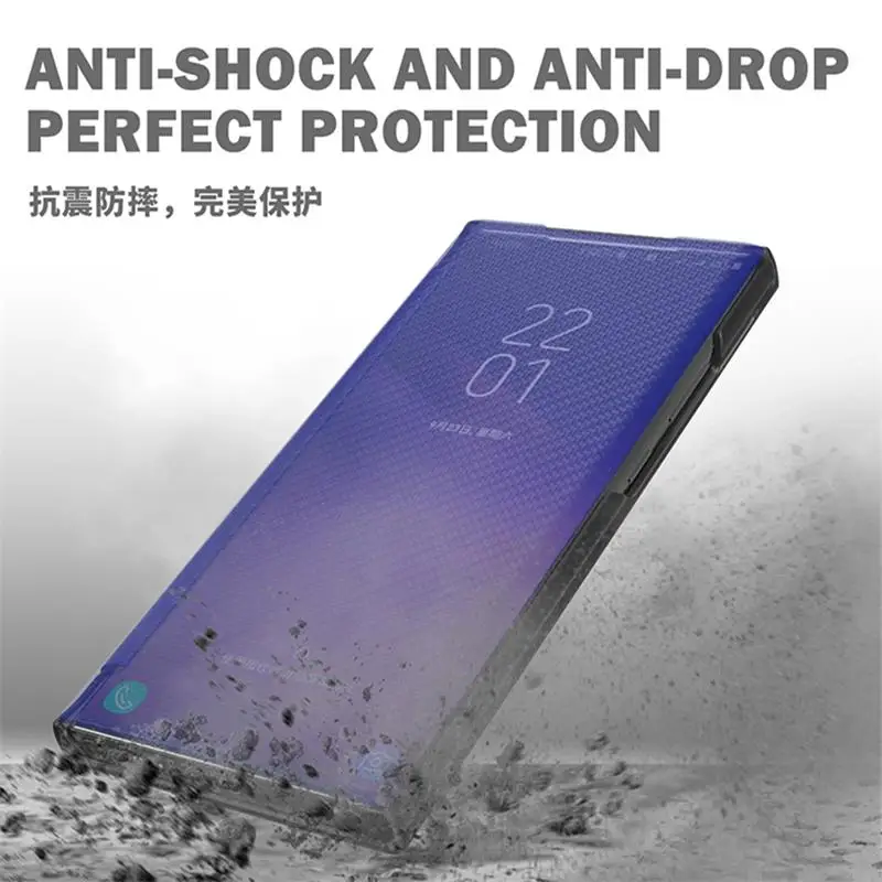 Модный умный чехол-книжка для Honor 30 20 Pro 20S Lite Прозрачный чехол 9X Премиум аксессуар