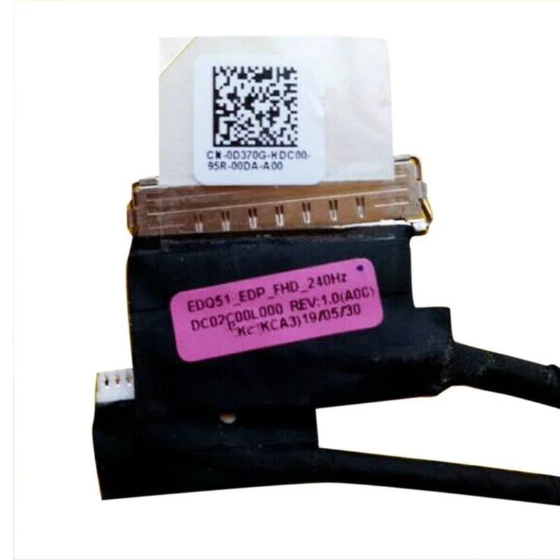 

FOR DELL Alienware M15 R2 EDQ51 EDP FHD 240HZ CABLE 0D370G D370G LAPTOP