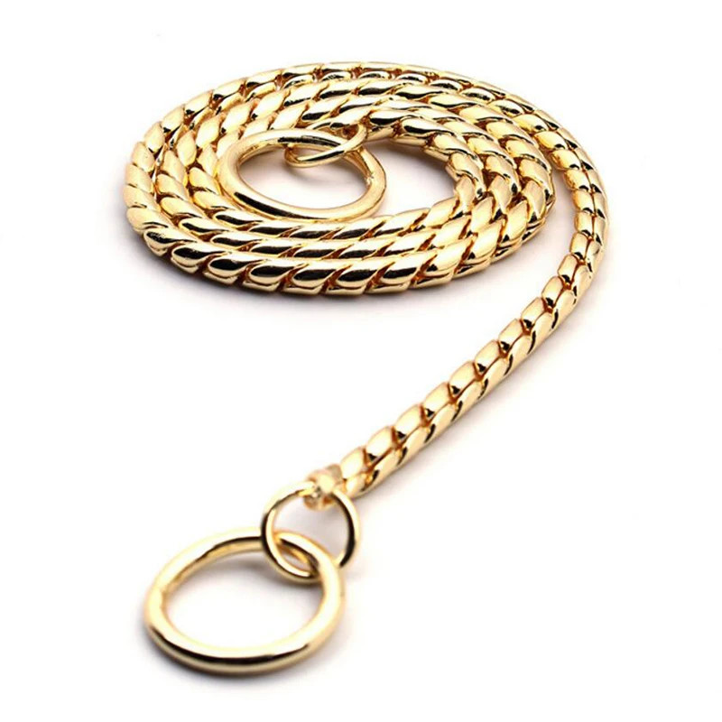 Новые ошейники для собак регулируемые антикоррозийные медные прочные змеиные