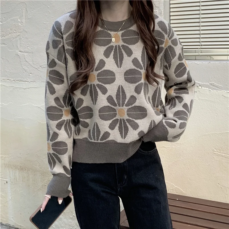 

Design Sense Sweater Women's Loose in Winter Wear a New Gentle Thickened Long Sleeved Top in 2021