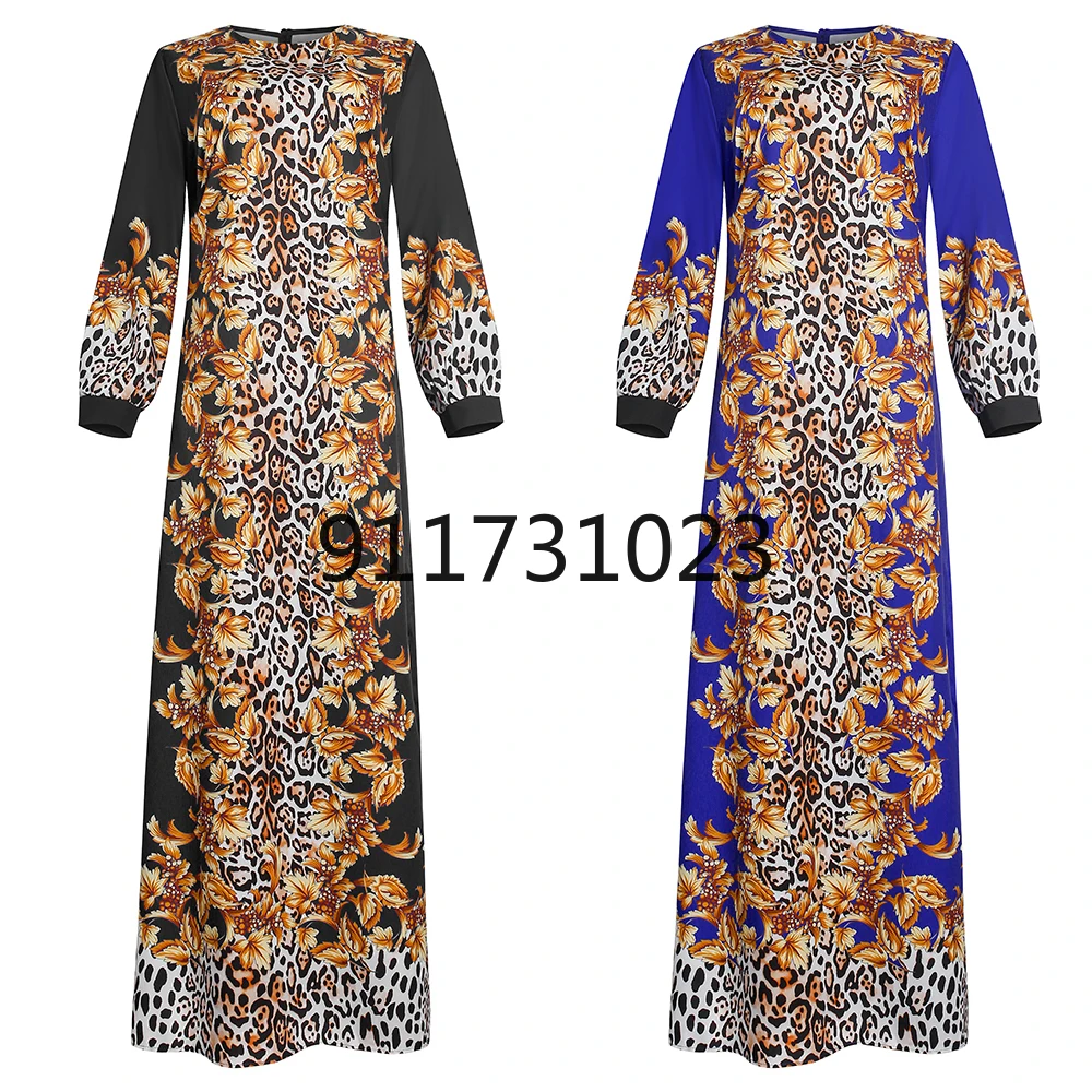 2021 Summer Clothing For Women African Dashiki Print Chiffon Dresses Plus Size Boubou Kaftan Abaya Ankara Maxi Robe Lady Gown |