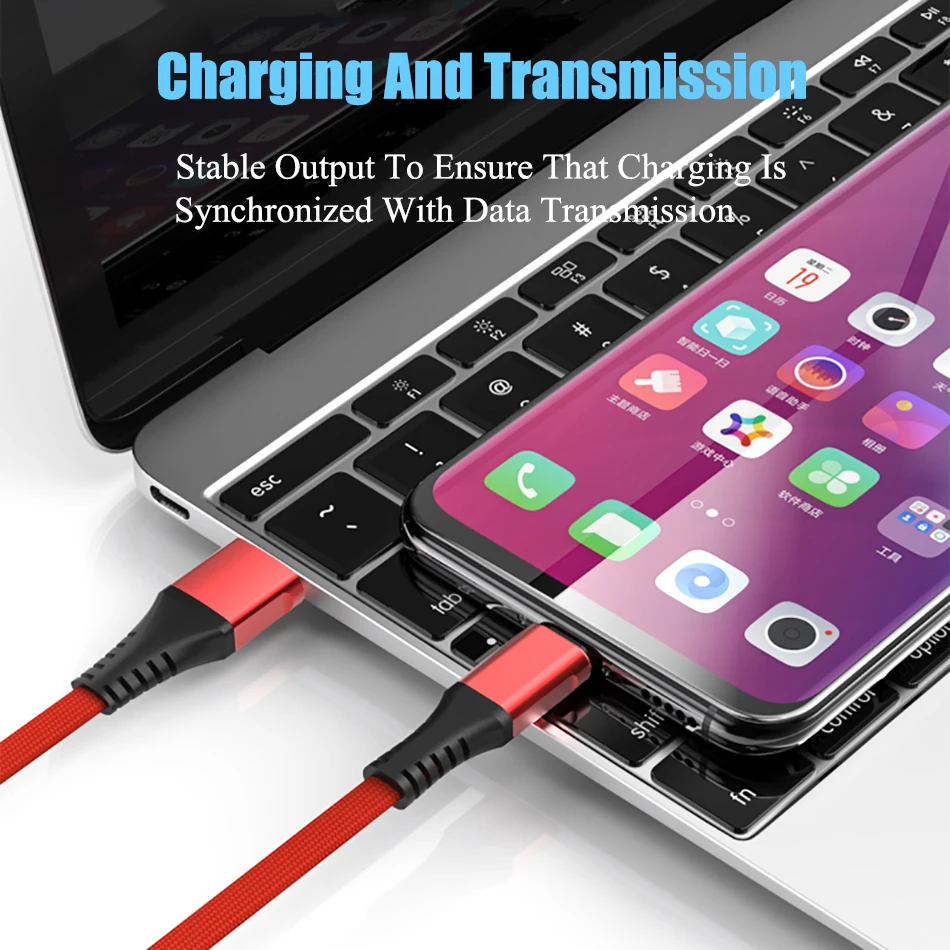 30 см USB кабель 2.4A Быстрая зарядка Micro USB/type C кабель для зарядного устройства для iphone samsung S8 S9 Redmi Note 4 USB-C данных короткий шнур