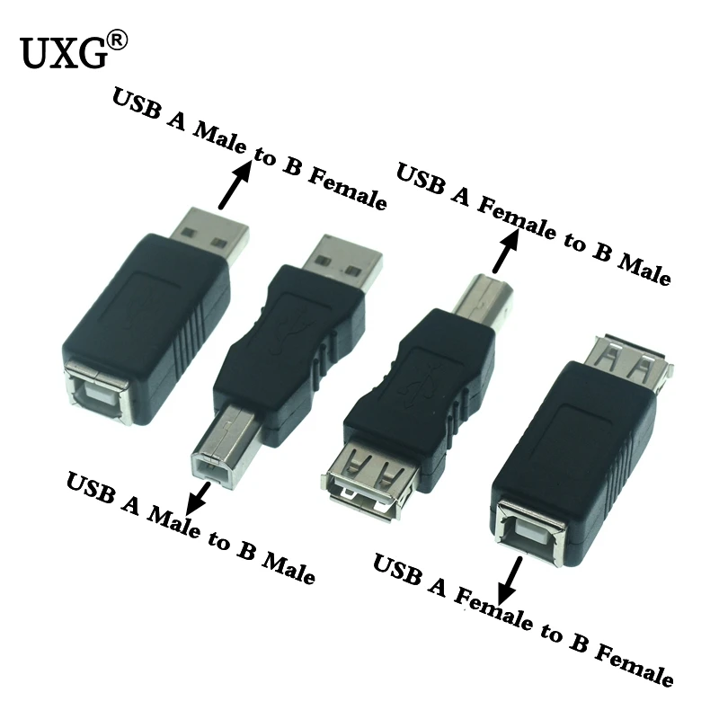 

Переходник для принтера USB 2,0 A мама на USB B штекер-гнездо USB 2,0 коннектор