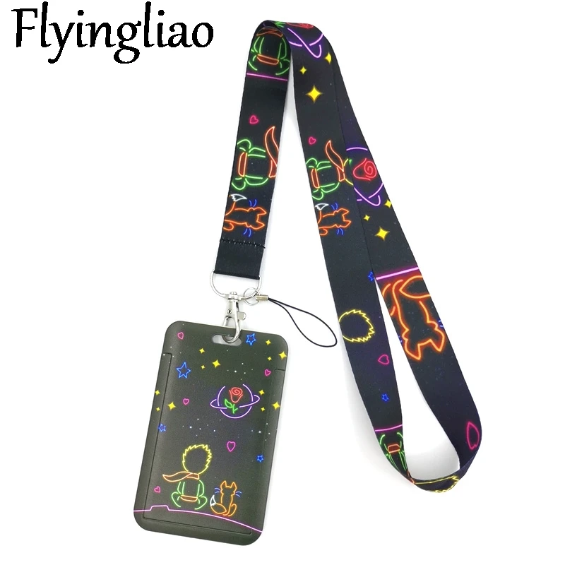 

Little Prince Cartoon Neck Strap Lanyard for keys lanyard card ID Holder Jewelry Decorations Key Chain for Accessories Gifts