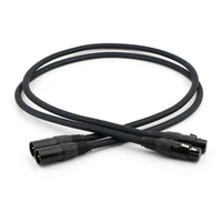 pair hifi l 4e6s 5n occ copper conductor audio balance interconnect cable with neutrik xlr plug xlr extension cable cord