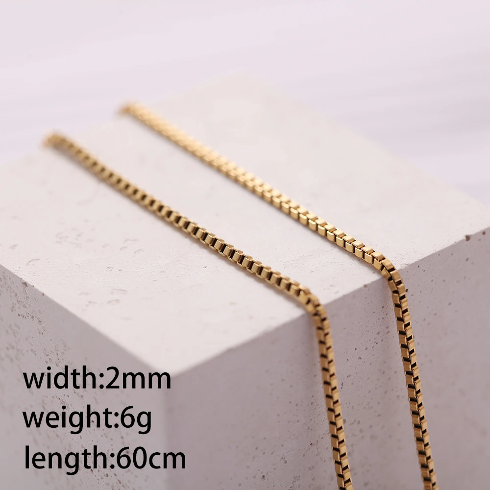 Женская Длинная цепочка из нержавеющей стали с радужным сердцем многослойные