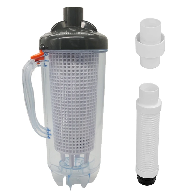 

Leaf Canister Durable Leaf Catcher for Swimming Pool with Filter Basket Hose