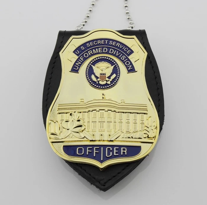 Классическая униформа Секретная служба США/офицер USSS копия Фильма Prop Pin Badge