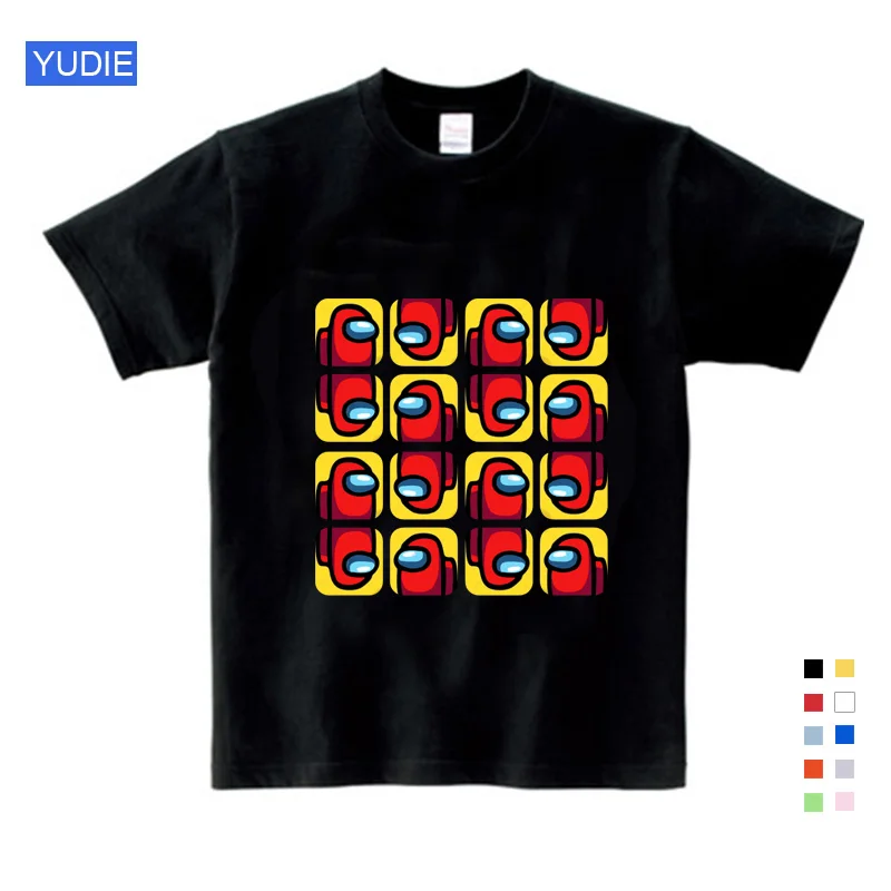 

Customized Among Us Graphic Summer T Shirt Boy and Girls Hip Hop Streetwear Cool T-shirt Cute Anime Amoung Us Tshirt Graphic Top