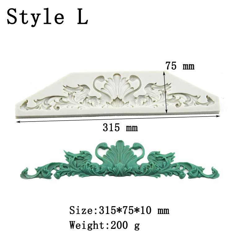 SHENHONG 3 стиль Декор Лебедь узор рельеф помадка торт Форма Шоколад Конфеты Сахар